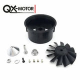 QX-MOTOR 64mm 12-Blade Ducted Fan EDF with Ducted Barrel Accessories for Drone