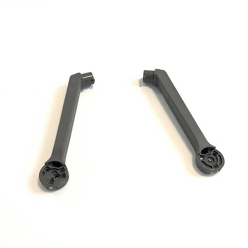 Drone arm shell pair, front and rear, dark gray plastic replacement parts