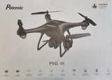 POTENSIC P5G - 4K Camera Drone, GPS, 2 Batteries, Carry Case, Extra Props. O.B. Drone