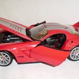 Dodge Viper GTS-R Coupe Hard Top Diecast Red & Silver 1:18 Hot Wheels No Box Sun City AZ