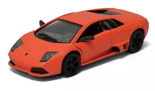 Kinsmart Lamborghini Murcielago LP640 diecast model car, matte orange with black wheels