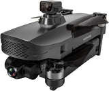 GPS drone with 3-axis gimbal and 4K camera, black