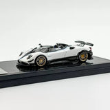 LCD 1:64 Scale White Zonda HP Barchetta Sports Model Diecast Metal Car Parts
