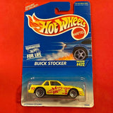 Vintage Hot Wheels Collectible Yellow Buick Stocker Diecast Race Car #472 Ships to you