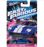2024 Hot Wheels Fast & Furious Women of Fast Ford GT40 #4 Blue Diecast Car Toy