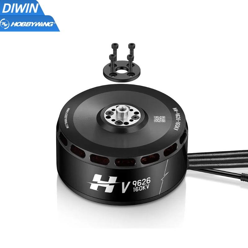 HV-9626-160KV Drone Brushless Motor 12S LiPo Thrust/Rotor 12~16kg Max Thrust 38.5kg Vtol Long Drone Accessory Drones Drone