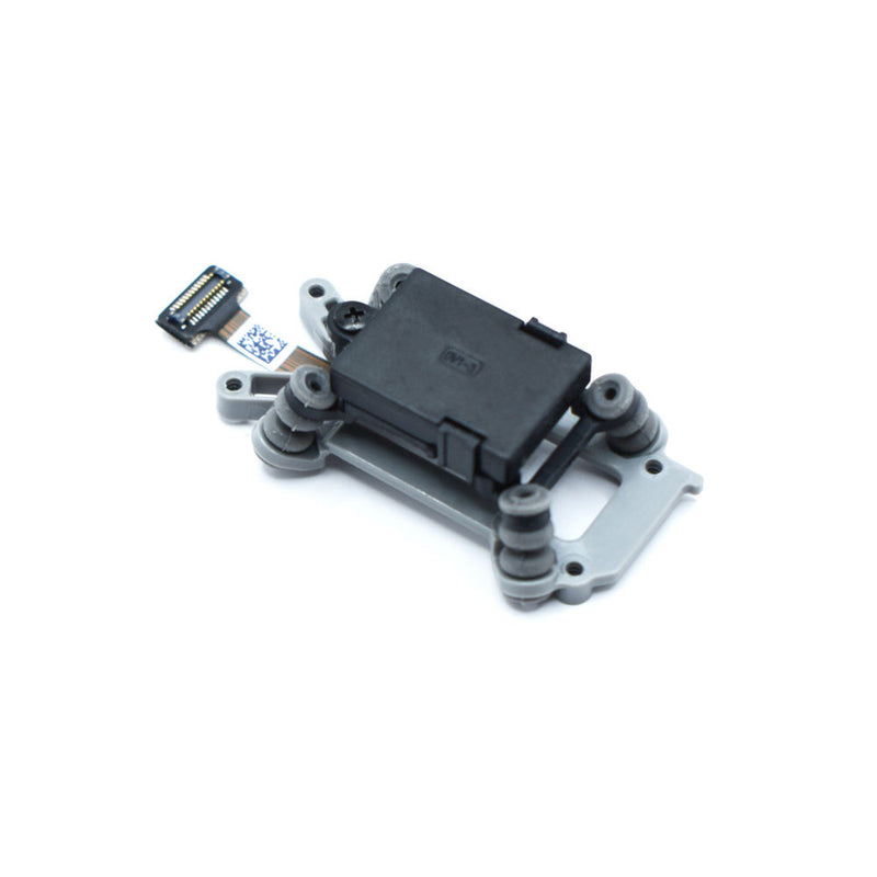Drone IMU module replacement board with attached cable and four mounting posts