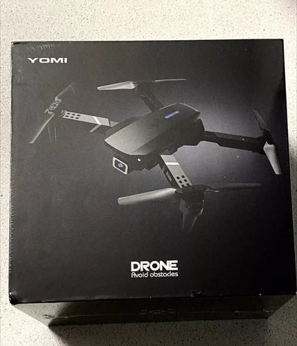 YOMI obstacle-avoidance drone sealed box with drone graphic