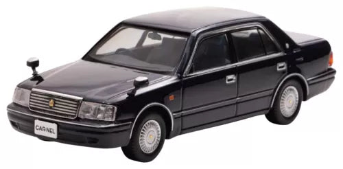1/64 Toyota TOYOPET Crown hardtop diecast car, black sedan model