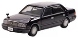1/64 Toyota TOYOPET Crown hardtop diecast car, black sedan model