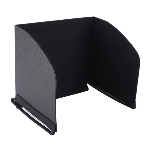 Black plastic drone battery cover with open slot and curved shape