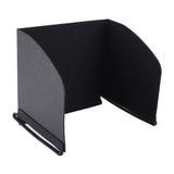 Black plastic drone battery cover with open slot and curved shape