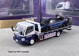 GB UM 1:64 Rothmans 300 HINO Dutro Flatbed Tow Truck Model Diecast Collect Car Parts