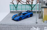 GB Scalemini 1:64 Blue One 1 Super Racing Sports Model Diecast Resin Car Parts