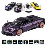 1:32 Pagani Huayra Dinasti Diecast Model Cars Pull Back Toy Gifts For Kids Parts