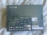Camera drone box back with label and specs, model HS720E