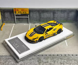 Fuelme 1:64 Yellow Mansory F8XX Racing Sports Model Diecast Resin Car Parts