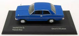 1:43 diecast Vauxhall Viva SL model car, peacock blue, side view.