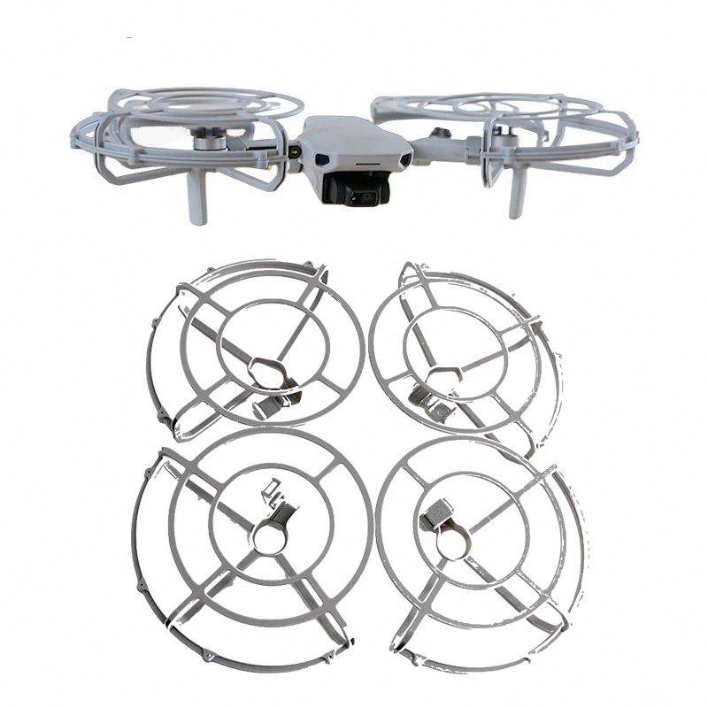 Camera drone with four propeller guards and front camera module