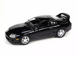 1994 Toyota Supra - Gloss Black 1:64 Scale Diecast Model - Autoworld 64322A Toy