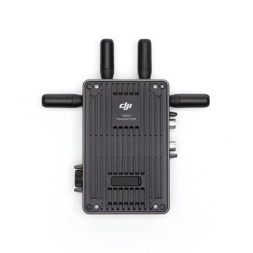 DJI video transmitter, black dual-antenna module with side ports