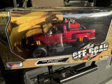 Motor Max 1:24 Off Road 1992 GMC Sierra GT Pickup Truck Red Diecast Model 79130 Parts