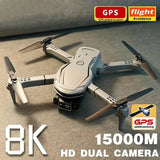 Drone 8k 5G Professional HD Dual Camera Aerial Photography 15000m Remote Control Drone