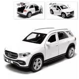 MB GLE Metal Model Diecast Car Scale, Collectible Toy Cars, Matte White, 1/36 Toy
