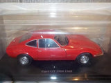 Opel GT 1900 - 1968 - Red - Atlas Editions 1/24 Scale - Diecast - Model - Car Parts