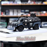 MB 1/64 SWAT Riot dispersal Car Model Simulation Alloy Diecast Ornaments Black Toy