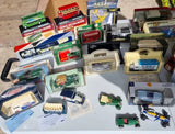 Assorted 1:43 diecast model cars, boxed and loose vehicles