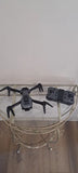 Quadcopter drone with remote controller, black