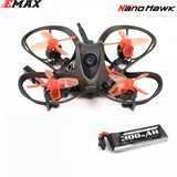 EMAX Nanohawk 65mm Whoop FPV Beginner Indoor Racing Drone BNF FrSky D8 Drone