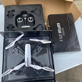 GPS drone with HD camera and controller accessories in open box