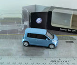 Norev Volkswagen Concept Car UP Diecast Metal Blue 1/64 Scale  Toy