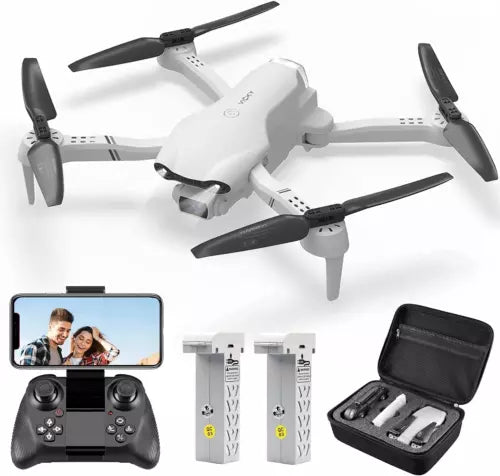 F10 Foldable Drone with Camera for Adults,1080P HD FPV Live Video, Altitude Hold Drone