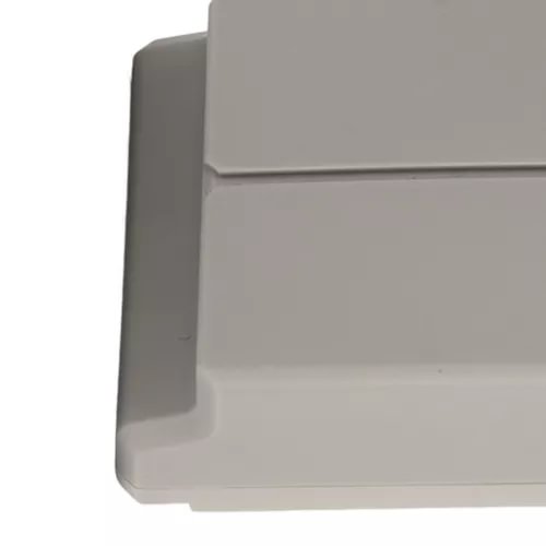 Rechargeable drone battery pack with rectangular dark gray casing