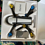 Parrot Bebop 2 drone FPV kit in box, with four propellers and controller elements