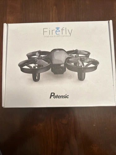 Potensic Firefly small drone box with quadcopter illustration