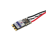 Brushless ESC circuit board with red and black power leads