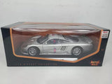 Silver Saleen S7 1/18 diecast model car in box, Motormax