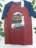 Boy's Drone Adventure Short Sleeve Shirt Size XL Drone