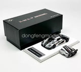 LMLF 1:64 Silver One 1 Super Racing Sports Model Diecast Metal Car Model Gift Parts