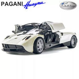 WELLY 1/24 Pagani Huayra Super Car Alloy Diecast Cars Model Vehicle Replica Parts