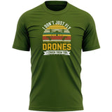 Funny Drone T Shirt For Men I Dont Just Fly Drones Crash Them Too Cool Gifts Drone