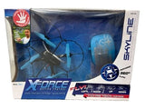 Xforce Drone Quadcopter Motion Hand Controlled Blue Sky Wireless GYRO Drone
