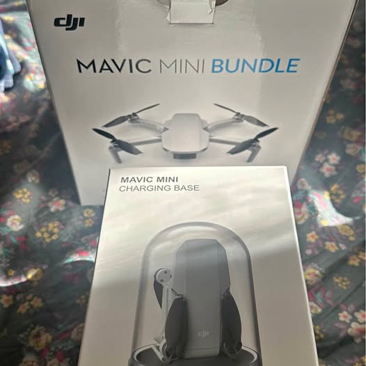 DJI Mavic Mini bundle packaging with drone charging base