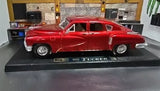 Tucker Torpedo red 1948 1:18 scale diecast model car Road Legends flawed Parts