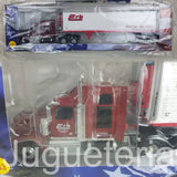 1/43 diecast truck tractor model in red and chrome, ERb logo, sealed in box