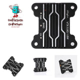 Black VTX 5.8G video transmitter PCB with heatsink and mounting holes